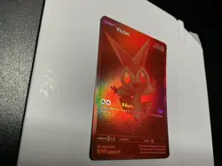 2025 Pokemon TCG Victini 172/086 WHT EN MONO RED HOLO MINT Possible PSA 10 🐦‍🔥 - Image 5