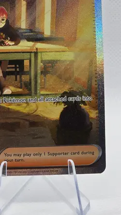 Pokemon TCG Penny Scarlet & Violet Full Art Trainer Holo 252/198 - Image 5