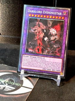 Yu-Gi-Oh! Darklord Eveningstar BPRO-EN036 STARLIGHT RARE NEAR MINT 1st EDITION🔥 - Image 1