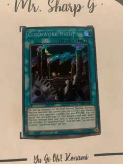 CLOCKWORK NIGHT - 1st EDITION BLCR-EN007 ENGLISH Yu-Gi-Oh! CARD SECRET RARE *PV - Image 4