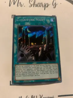 CLOCKWORK NIGHT - 1st EDITION BLCR-EN007 ENGLISH Yu-Gi-Oh! CARD SECRET RARE *PV - Image 5