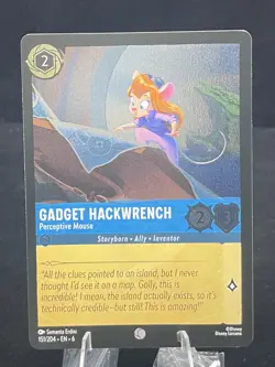Disney Lorcana-Azurite Sea-Gadget Hackwrench-#151-Cold Foil Holo-NM - Image 1
