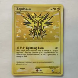 Pokemon Zapdos LV.30 Secret Rare Holo Supreme Victors 150/147 TCG 2009 English - Image 1