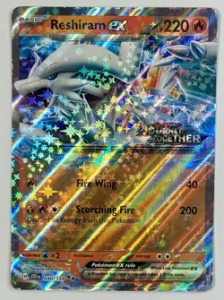 Pokemon TCG: Reshiram ex - 2025 Prerelease Promo SV09:JTG 030/159 - Double Rare - Image 1