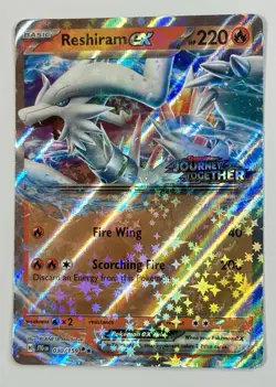 Pokemon TCG: Reshiram ex - 2025 Prerelease Promo SV09:JTG 030/159 - Double Rare - Image 4
