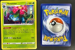 VENUSAUR 003/078 HOLO RARE POKEMON GO POKEMON HOLO NM - Image 3