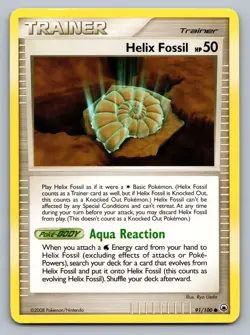 Pokemon TCG Majestic Dawn Helix Fossil #91 - Image 1
