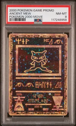 2000 POKEMON GAME MOVIE POKEMON 2000 MOVIE ANCIENT MEW PSA 8 - Image 1