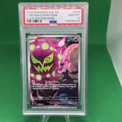 2026 POKEMON ASC EN-ASCENDED HEROES ILLUSTRATION RARE CYNTHIA'S SPIRITOMB PSA 10 - Image 1