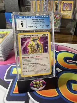 2017 Pokemon Shining Legends #57 Shining Arceus Holo CGC 9 MINT - Image 1