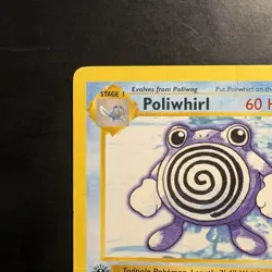 Pokemon Vintage First Edition Poliwhirl 038/102 Base Set (Shadowless) Wotc 1999 - Image 2