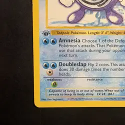 Pokemon Vintage First Edition Poliwhirl 038/102 Base Set (Shadowless) Wotc 1999 - Image 5