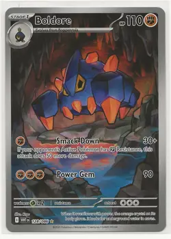 2025 Pokemon White Flare Boldore Illustration Rare #128/086 - Image 1