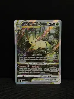 Pokemon TCG Crown Zenith Leafeon VSTAR Alt Art GG35/GG70 - Image 1