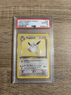 POKEMON 1999 1ST EDITION JUNGLE WIGGLYTUFF #32 PSA GEM MINT 10 First Edition - Image 1