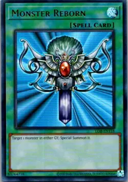 Monster Reborn Ultra Rare Legend of Blue Eyes White Dragon (25th Anniversary Edi - Image 1