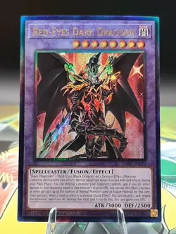 Yu-Gi-Oh! Red-Eyes Dark Dragoon RA02-EN021 Prismatic Ultimate Rare 1st Ed NM - Image 1