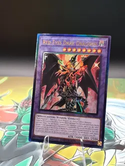 Yu-Gi-Oh! Red-Eyes Dark Dragoon RA02-EN021 Prismatic Ultimate Rare 1st Ed NM - Image 3