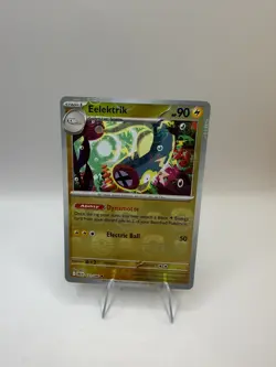 Eelektrik 031/086 SV: Black Bolt (Master Ball Pattern) Pokemon Card +4 cards - Image 1