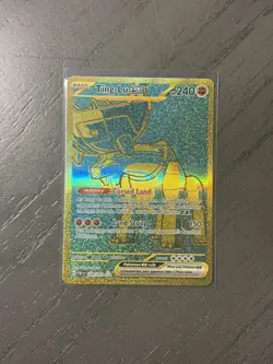 Pokemon TCG Ting-Lu EX Scarlet & Violet Paldean Fates Hyper Rare Card 244/091 - Image 1