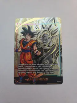 Goku Energy Marker Promo Prize Gold E01-01 Dragon Ball Fusion World Card English - Image 1