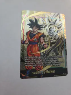 Goku Energy Marker Promo Prize Gold E01-01 Dragon Ball Fusion World Card English - Image 2