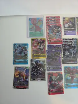 Large Modern Digimon 44 Card Lot Foils/Rares/Commons/Promos - Image 2