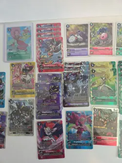 Large Modern Digimon 44 Card Lot Foils/Rares/Commons/Promos - Image 4