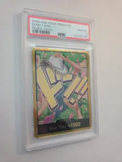 2025 ONE PIECE PRB02 NICO ROBIN-GOLD DON!! CARD PSA 10 - Image 2