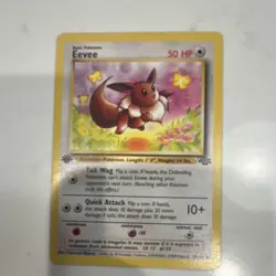 Pokemon TCG Eevee Jungle 1st Edition 51/64 50 HP Common Regular English Card - Image 1