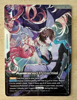 ENGLISH Gundam Card Game Awakened Potential GD03-118 R+ Alt Art Foil - Image 1