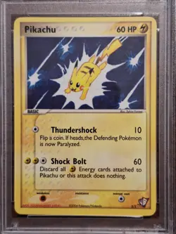 2004 WB Poke Card Creator #5 Pikachu PSA 9 MINT - Image 2