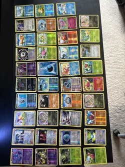 Pokemon TCG 49 Card Lot Holo Swablu Psyduck Luvdisc Lotad Chinchou Nintendo - Image 1