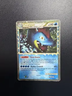 Pokemon TCG Feraligatr HGSS07 Black Star Promo Single Card - Image 1