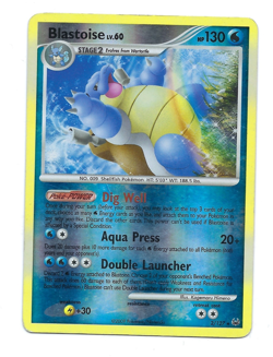 Pokemon Card: Blastoise REVERSE HOLO 2/127 Platinum Set Rare! GD - Image 1