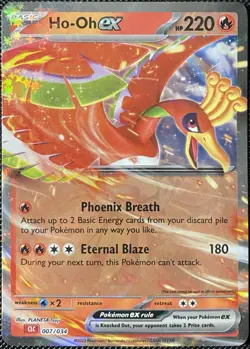 Ho-oh ex 007/034 Trading Card Game Classic Holo - Pokemon Card - Image 1