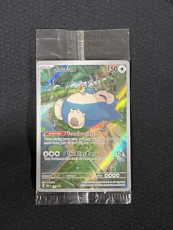 Pokemon TCG Snorlax 051 SV Scarlet & Violet 151 Promo Card Sealed - Image 1