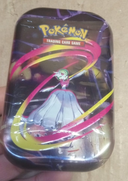 Pokemon TCG Mega Heroes Mini Tin Mega Gardivoir Sticker Art Card & Booster - Image 2