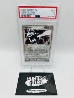 PSA 3 Lugia EX Holo 105/115 Unseen Forces Pokemon Card. - Image 1