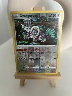 Pokemon Card 148/202 Oranguru / Sword and Shield / Base Set / Reverse Holo - Image 1