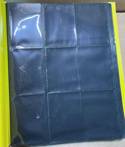 Homotte Trading Cards Binder 9 Pocket Baseball Football Binder 360 Side Loading - Image 2