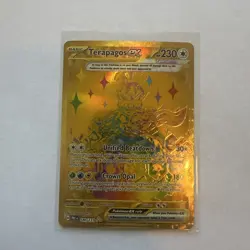 Pokemon Terapagos ex TCG Hyper Rare Full Art 180/131 Prismatic Card Holo - Image 1