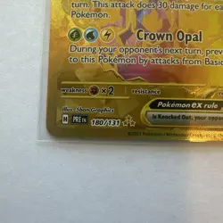 Pokemon Terapagos ex TCG Hyper Rare Full Art 180/131 Prismatic Card Holo - Image 3