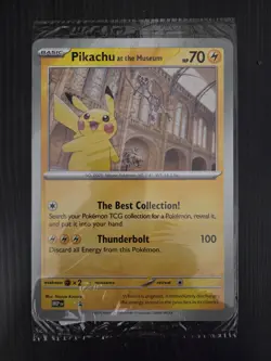 Pokemon Pikachu at the Museum (Sealed) Jumbo Promo Card - Image 1