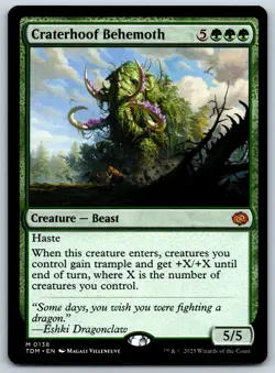 Craterhoof Behemoth - Tarkir Dragonstorm - MTG - Near Mint - Image 1