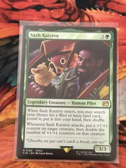 Sazh Katzroy - FINAL FANTASY (FIN) - NM R 0199 Magic The Gathering - Image 1
