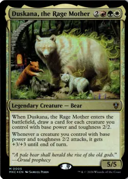 Duskana, The Rage Mother NM/M* FOIL Murders At Karlov Manor 0005 mtg -UnltdCards - Image 1