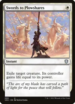 Swords to Plowshares - Commander: Innistrad: Crimson Vow - Magic The Gathering - Image 1