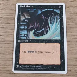 MTG Dark Ritual C Fourth Edition #116 - Image 1