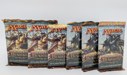 Magic The Gathering MTG Mirrodin Besieged (MBS 2011) Booster Packs X6 NEW/SEALED - Image 1